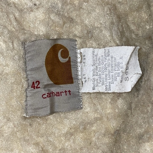 Vintage Carhartt Sherpa Chore Coat - Picture 4 of 6